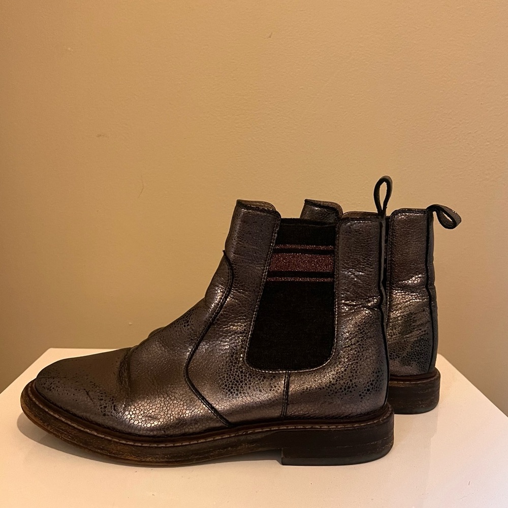 Brunello Cucinelli Women’s Metallic Boots